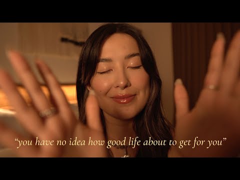 asmr affirmations ✨ for manifesting while you sleep ✨ w/reiki hand movements & soundscape