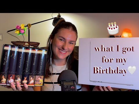 [ASMR] what I got for my 22 Birthday 💐🤍 (german/deutsch)