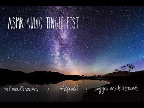 ASMR Audio Tingle Fest- Wet Mouth Sounds, Whispered, Trigger words