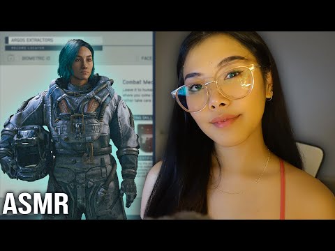 [ASMR] Starfield 🚀 Making My Character! 🌟 (Soft Whispers & Rain Sounds) ☔👩‍🚀