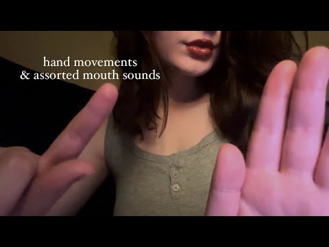 LOFI ASMR| Assorted Mouth Sounds & Hand Movements (sweetheart asmr)
