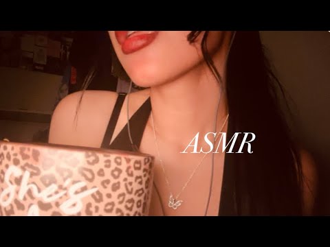 ASMR ~ mouth sounds + tapping 🎋⚫️