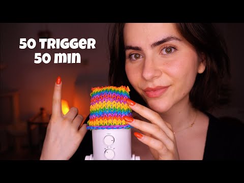 ASMR 50 Trigger in 50 Minuten 😴