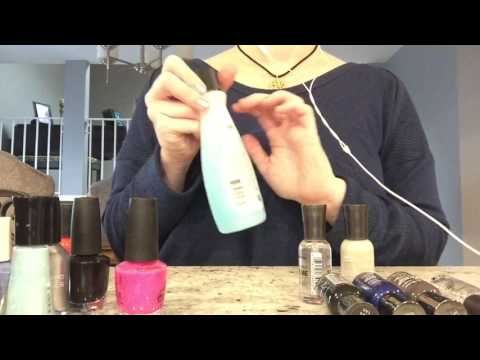 ASMR- Nail Polish Sounds- tapping, scratching, rummaging and uncapping