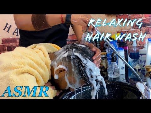 ASMR Relaxing Hair Wash☁ And Scalp Massage Experience