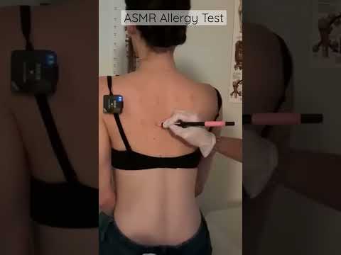 ASMR Allergy Test & Skin Check @ilovekatieasmr #asmrmedicalexam #asmr #asmrrealperson