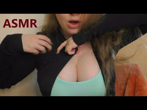 ASMR scratching shirt (Whisper in Russian)