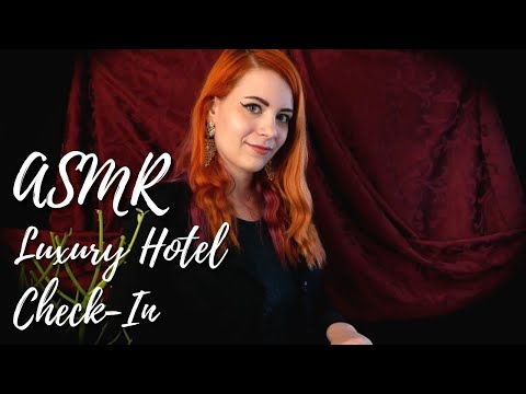 ASMR Luxury Hotel Reservation Check-In | Soft Spoken RP