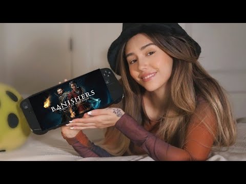 Unboxing BANISHERS EAST OF EDEN |ASMR| Press Kit, Collector's Edition [Rare] and handheld gameplay!