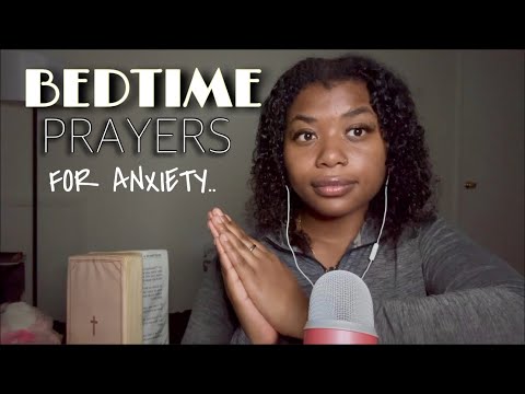 ASMR CHRISTIAN PRAYERS FOR BEDTIME ANXIETY|Covered by Christ✨✝️