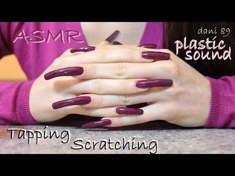 🔊 ASMR: (NO whispering) 💜 Tapping miniBox 💗 Scratching table 💜 Hypnotic Nails