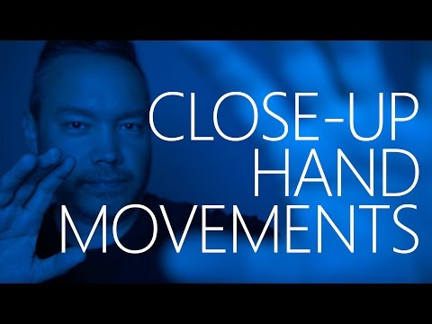 Close-Up Hand Movements ~ ASMR/Visuals/Binaural