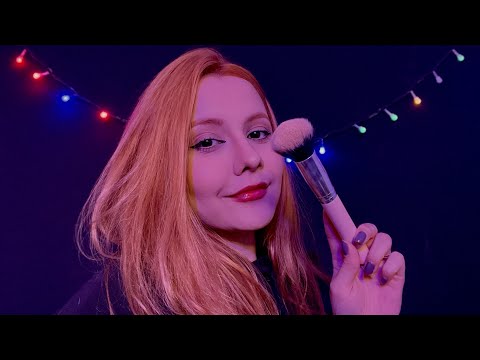 ASMR- VOU FAZER MINHA MAQUIAGEM FAVORITA DO MOMENTO PARA GRAVAR (com musica relaxante)