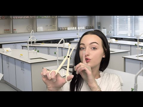 [ASMR] Popular Girl Pierces You In Science Lab RP (4K)