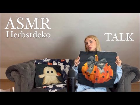 ASMR | Halloween -/ Herbstdeko | TALK ABOUT MY SHOPPING ORDER | Whispering & Relax 🎃 [GERMAN] pshh