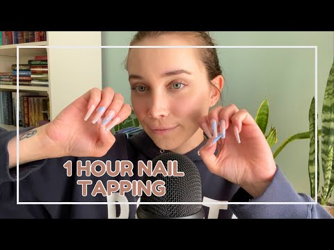 1 Hour of Nail Tapping ASMR for Relaxation and Sleep 😴 💤