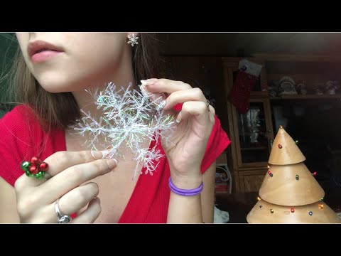 ASMR relaxing tapping on Christmas items Pt. 3 MERRY CHRISTMAS EVE🎄🎅🏽⛄️🎁