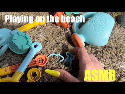 Outdoor ASMR Camera Tapping & Scratching Playing On The Beach 🏝️ 🏖️ Part I