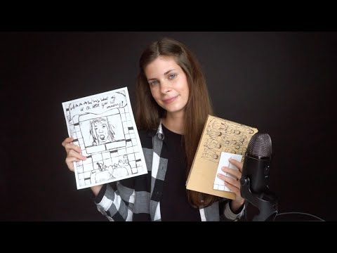 ASMR | showing some little artwork 👩‍🎨 🎨 (Show and tell - Dutch accent whispering)