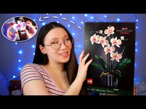 Lego ASMR 🌸 Building Lego Orchids with You! 🀣 Binaural Soft Spoken Relaxation