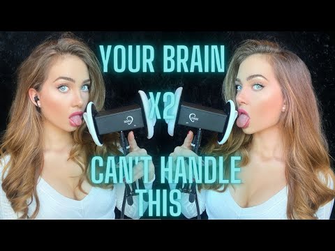 ASMR | Twins Ear Eating & Mouth Sounds!Million Tingles, So Intense you will Blackout 😵 口の音  耳を食べる