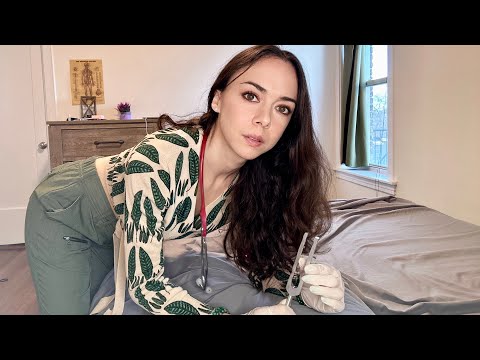 ASMR Fake Southern Nurse Gives You Bedside Medical Exam [Full Body] Soft Spoken Tingly POV to RELAX