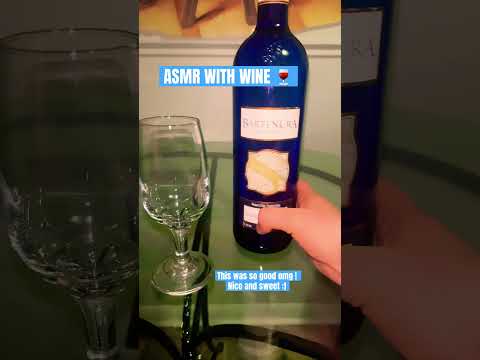 ASMR Drinkin Wine & Feelin Fine #asmrshorts #asmrsounds #asmrcooking #wine #wineasmr #asmrtapping