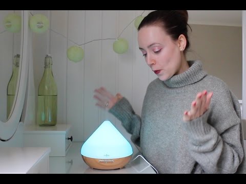 ASMR Whisper Aromatherapy Relaxation | Unboxing Oil Diffuser | Tapping & Scratching | anjou.com