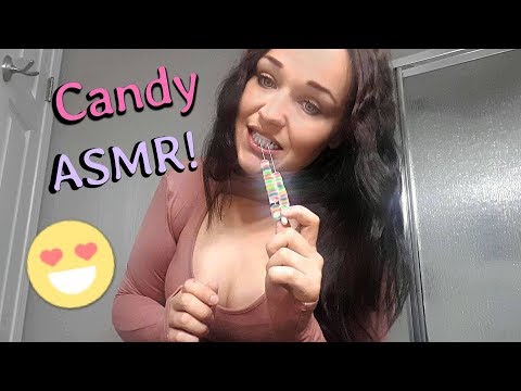 ASMR CANDY LICKING MOUTH SOUNDS!