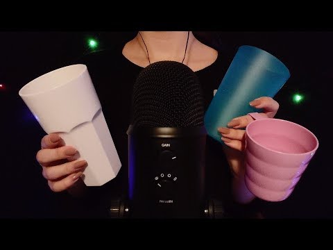 ASMR - Tapping On Plastic Cups [No Talking]