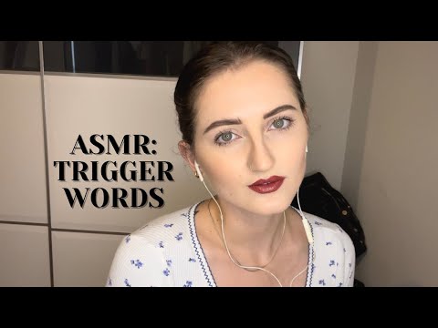 ASMR: TRIGGER WORDS | Most Common Whispered Words for Tingles