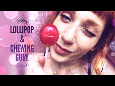 ASMR 💛  Lollipop + Chewing Gum! 🍭 EATING Sounds