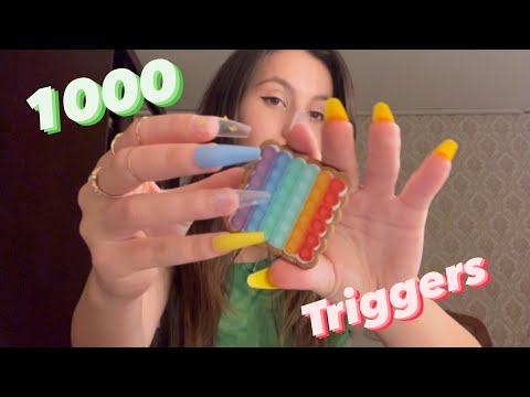 Asmr 1000 triggers in 10 minutes