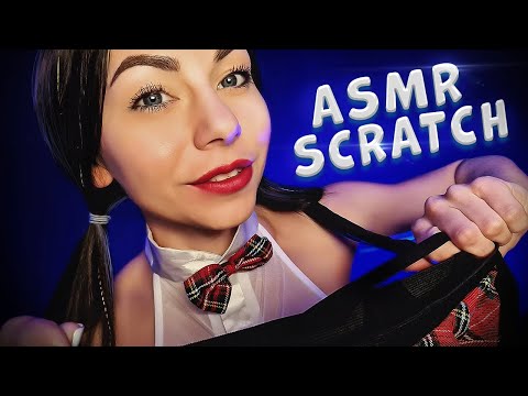 ASMR HOT Aggressive Scratching | fabric sounds - CLOTHES Dress | Hand movements | Tapping АСМР