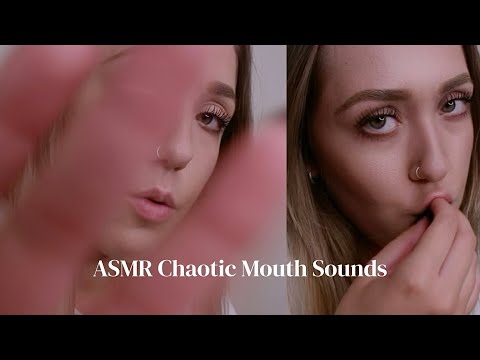 ASMR Chaotic Spit Painting/Eating/Camera Tapping/Kissing You (Mouth Sounds/Teeth Tapping)