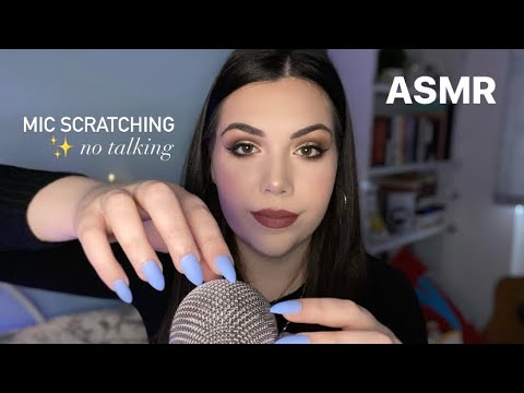 ASMR || BRAIN MELTING ~ Mic Scratching to Help You Sleep 😴✨ (no talking)