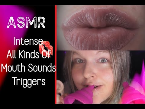 ASMR | Intense Mouth Sounds👅👂Triggers W/ Ear Eating, Tingly.