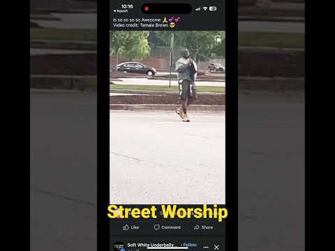 Wow!! Street Worship singing Waymaker Gospel song #shorts