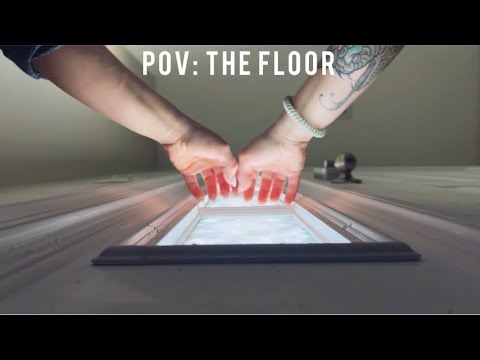 FAST & AGGRESSIVE ASMR BUILDUP TAPPING POV: THE FLOOR (lofi, lots of camera tapping 😉)