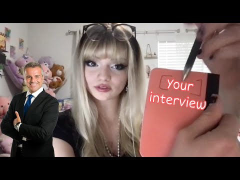 interview for a questionable job ASMR