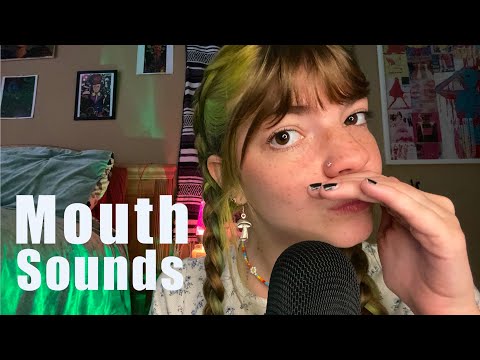 ASMR FAST&AGGRESSIVE MOUTH SOUNDS | Tongue swirling, kisses, visuals