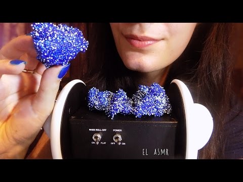 ♡ ASMR español ♡ sonido de FOAM y susurros (foam sound *3Dio*)