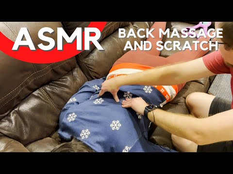 Festive ASMR Back Massage, Scratch, and Tickle | No Talking