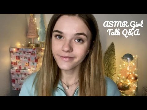 ASMR Girl Talk Q&A 💕