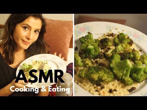 ASMR Cooking & Eating/Mukbang VEGETARIAN Dinner
