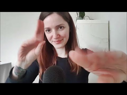 ASMR pure hand sounds and movements - whispering your names May  - relaxing for sleep