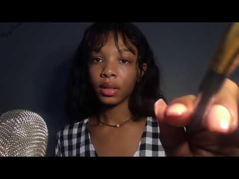 ASMR 35 minutes of your favorite triggers (personal attention + inaudible whispers + tapping + more)
