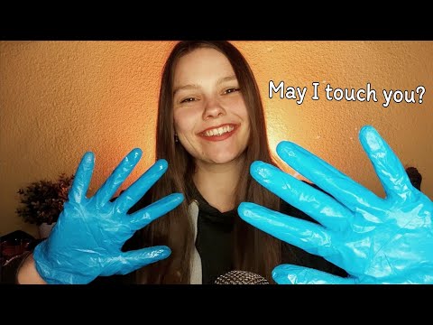 ASMR Gloves Sounds & Face Touching (Hand Sounds, Mouth Sounds, Personal Attention)