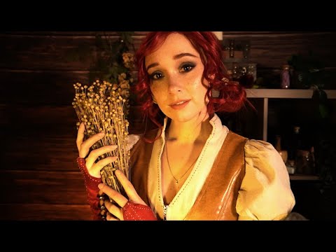 ASMR The Witcher | You've Been Bitten, I Will Heal You 💕🐺 | Potion Brewing & Magic | Triss Merigold