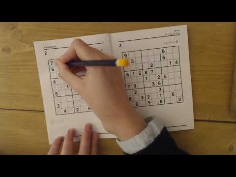ASMR Solving Sudoku Puzzles With Whispering Intoxicating Sounds Sleep Help Relaxation